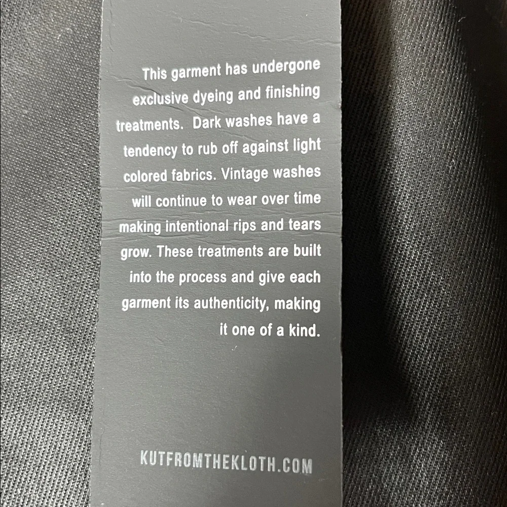 🆕NWT KUT from the Kloth “Donna Fab Ab Skinny Ankle” Jeans – US 18 – Black - Picture 3 of 8